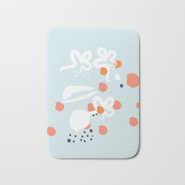 Flowers and Petals Bath Mat Gallery Image 1