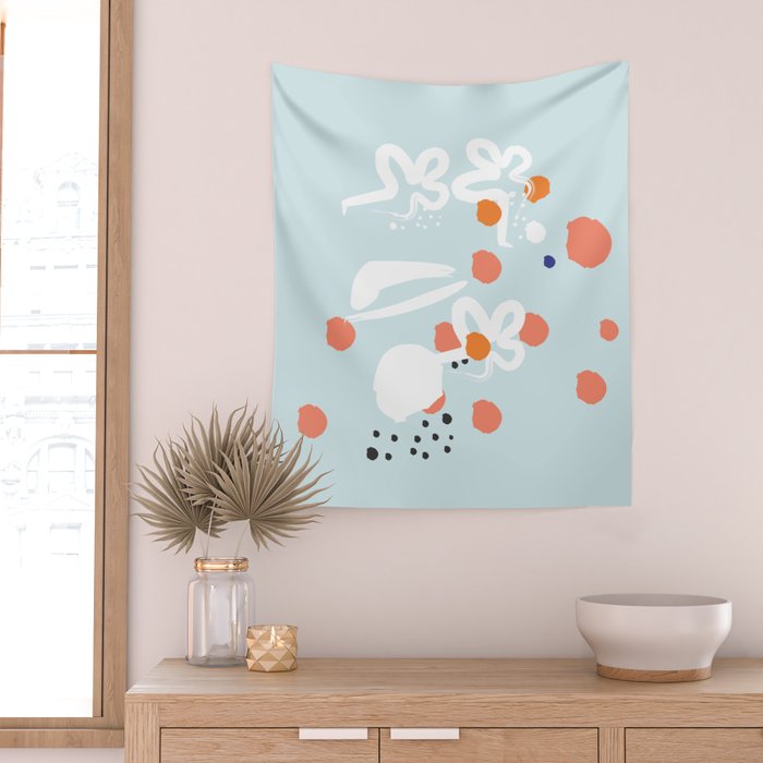 Flowers and Petals Wall Tapestry Gallery Image 2