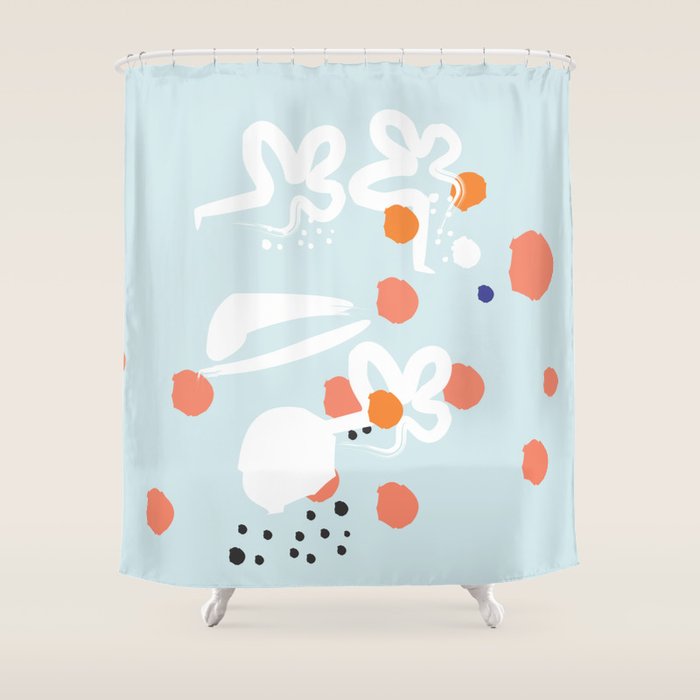 Flowers and Petals Shower Curtain Gallery Image 1