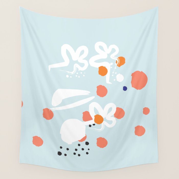 Flowers and Petals Wall Tapestry Gallery Image 4
