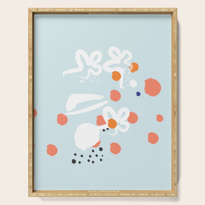 Flowers and Petals Serving Tray Gallery Image 1