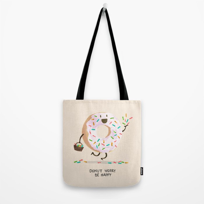 Be Happy Tote Bag Gallery Image 2