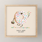 Be Happy Mini Art Print Gallery Image 1