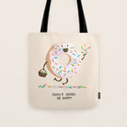 Be Happy Tote Bag Gallery Image 1