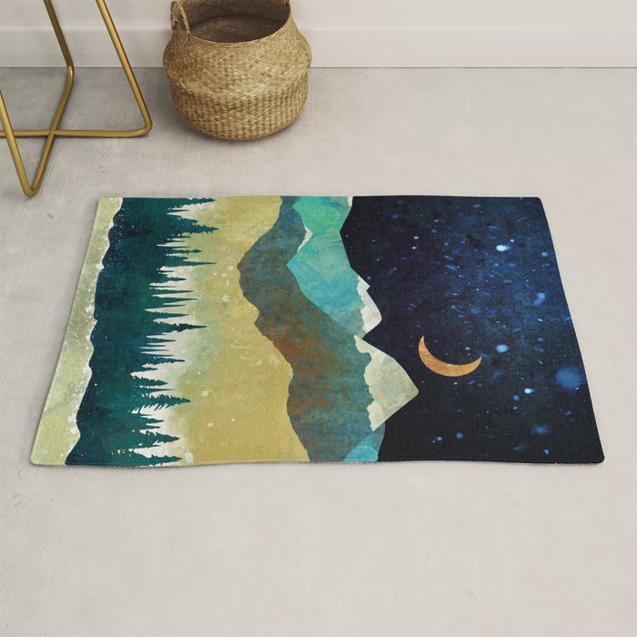 Snowy Night Rug Gallery Image 1