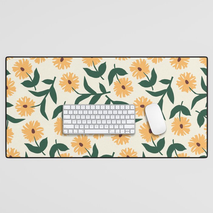 Prairie Sunflowers Desk Mat Gallery Image 1