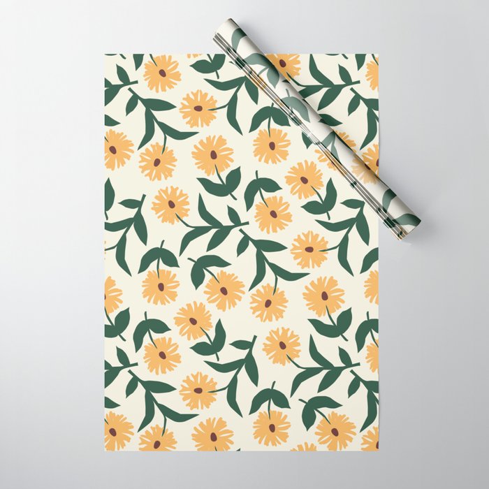 Prairie Sunflowers Wrapping Paper Gallery Image 1