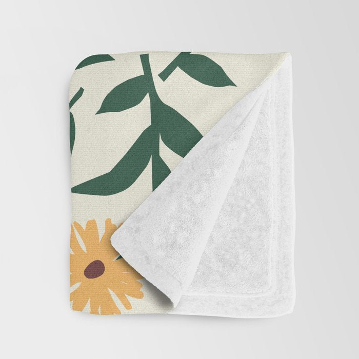 Prairie Sunflowers Throw Blanket Gallery Image 3