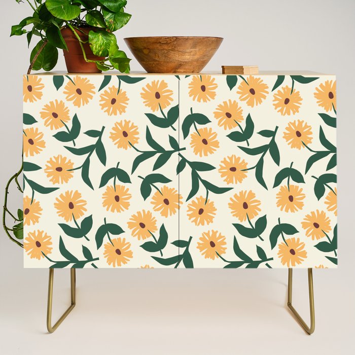 Prairie Sunflowers Credenza Gallery Image 1