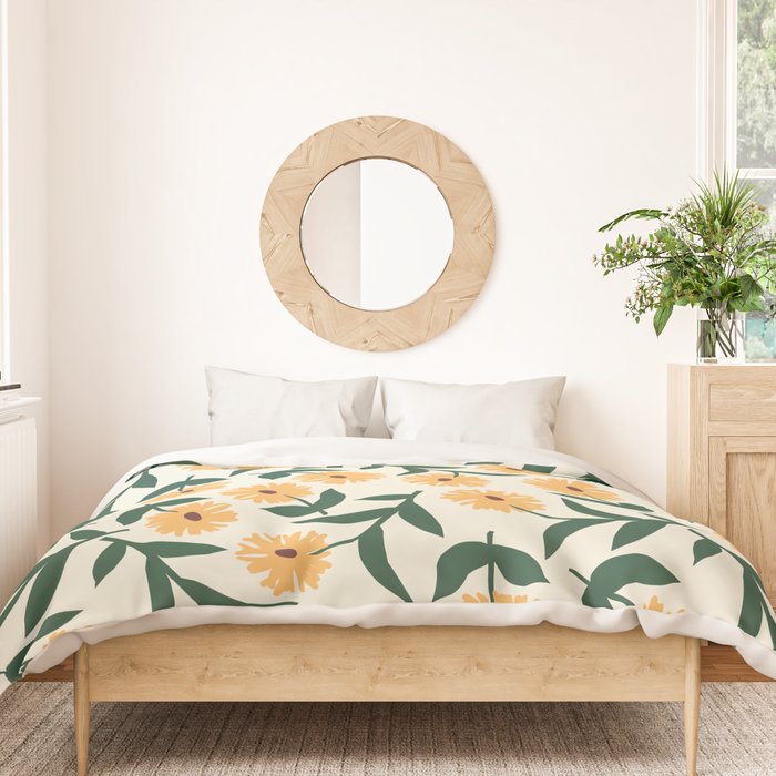 Prairie Sunflowers Duvet Cover Gallery Image 3