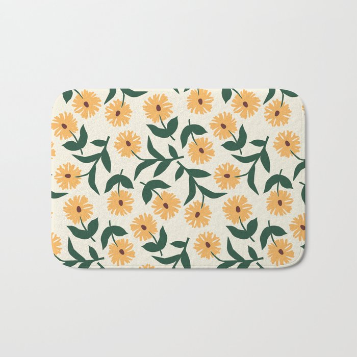 Prairie Sunflowers Bath Mat Gallery Image 1