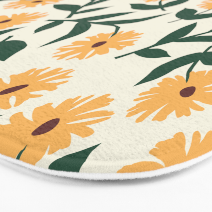 Prairie Sunflowers Bath Mat Gallery Image 3