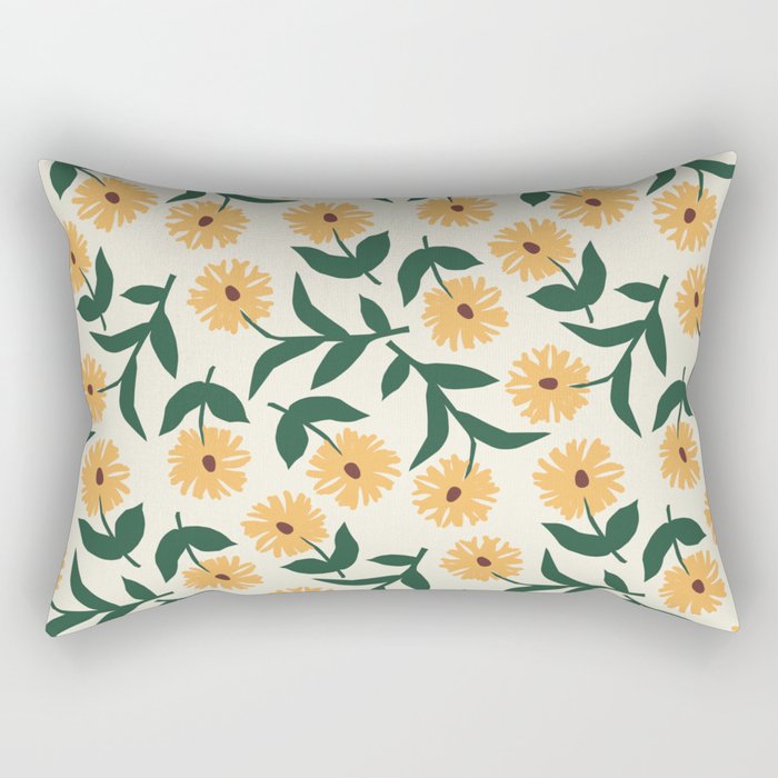 Prairie Sunflowers Rectangular Pillow Gallery Image 1