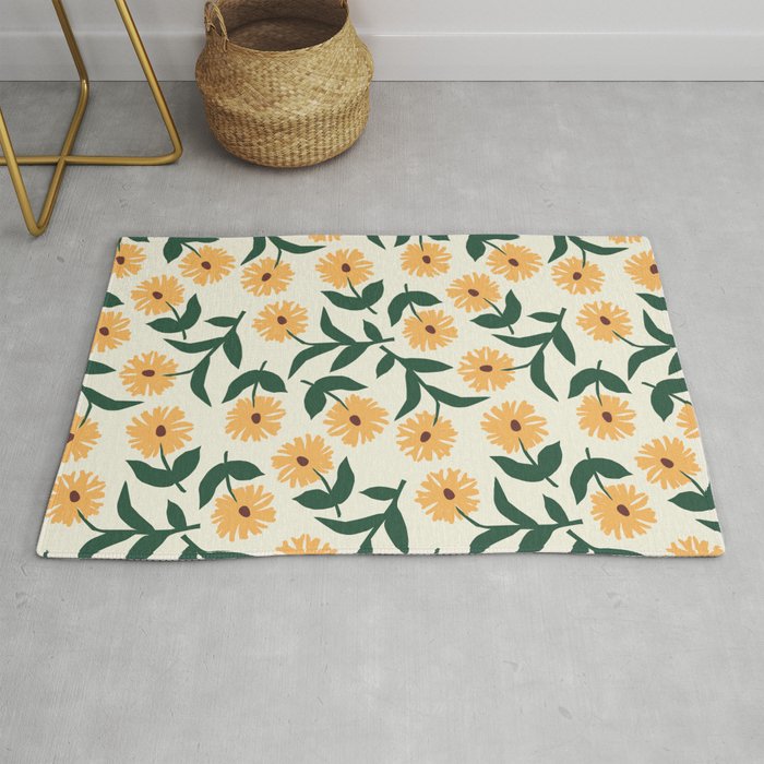 Prairie Sunflowers Rug Gallery Image 1