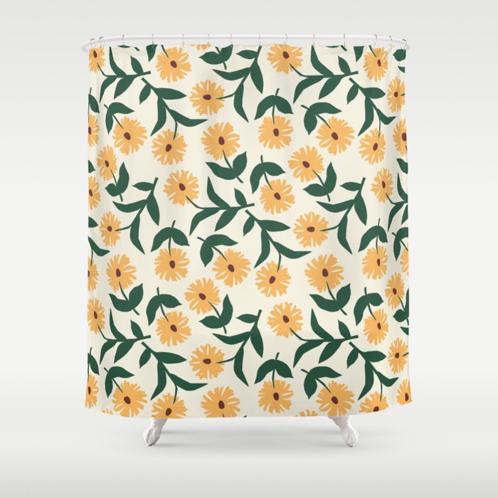 Prairie Sunflowers Shower Curtain Gallery Image 1