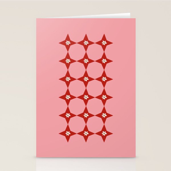 Flower Tile I Stationery Card Gallery Image 2