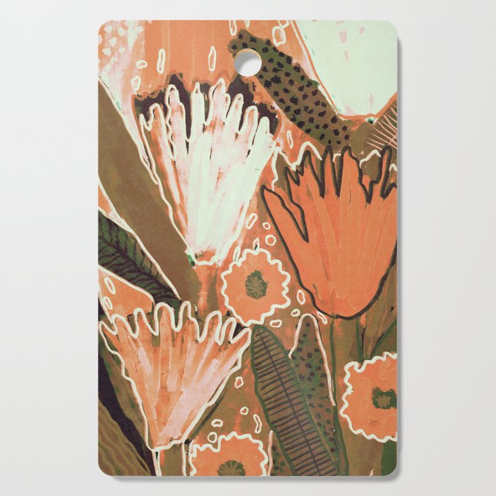 Magic Wildflowers / Orange Cutting Board Gallery Image 1