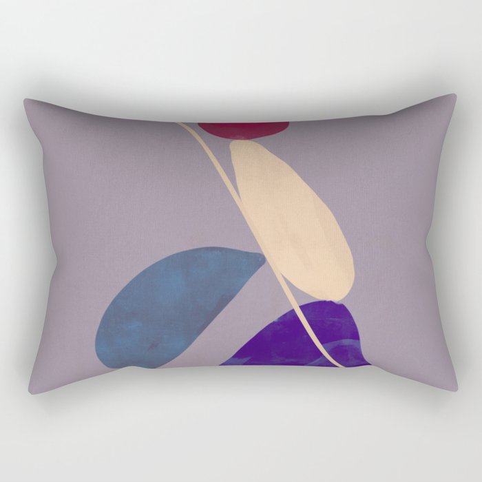 Modern Abstract Minimal Shapes 84 Rectangular Pillow Gallery Image 1