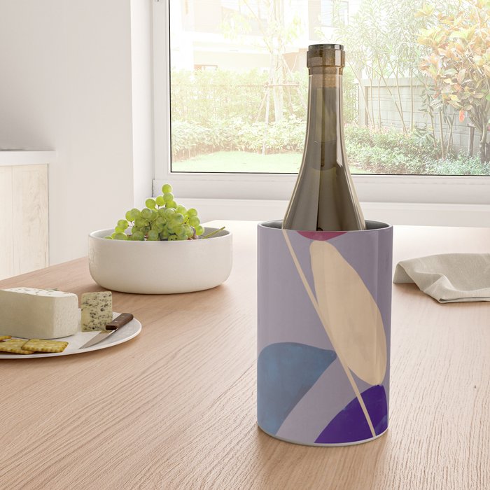 Modern Abstract Minimal Shapes 84 Wine Chiller Gallery Image 4