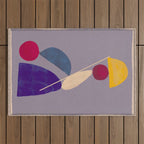 Modern Abstract Minimal Shapes 84 Outdoor Rug Gallery Image 1