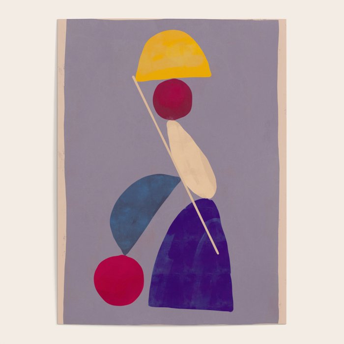 Modern Abstract Minimal Shapes 84 Poster Gallery Image 4
