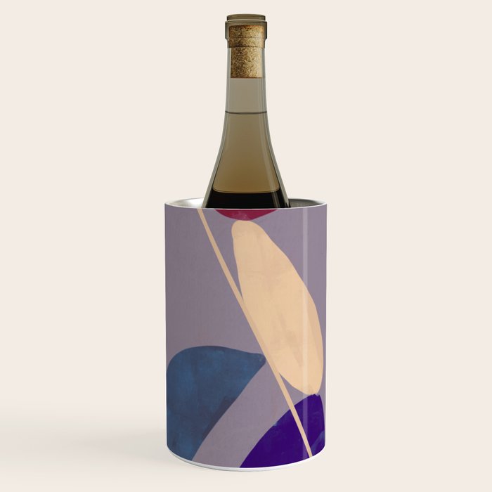 Modern Abstract Minimal Shapes 84 Wine Chiller Gallery Image 1