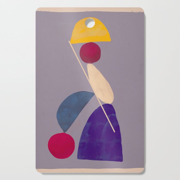 Modern Abstract Minimal Shapes 84 Cutting Board Gallery Image 1