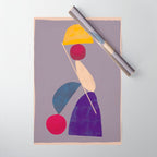 Modern Abstract Minimal Shapes 84 Wrapping Paper Gallery Image 1