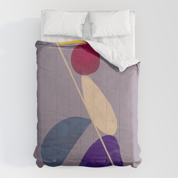 Modern Abstract Minimal Shapes 84 Comforter Gallery Image 6