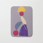 Modern Abstract Minimal Shapes 84 Bath Mat Gallery Image 1