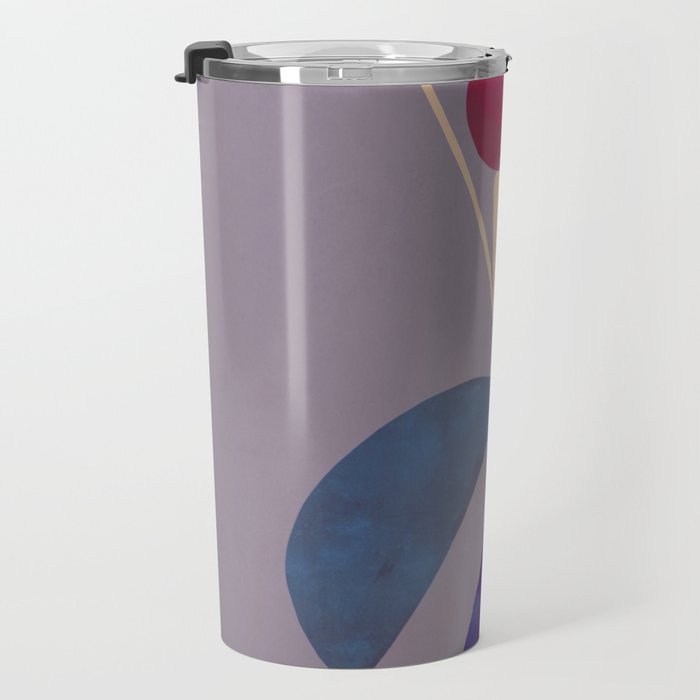 Modern Abstract Minimal Shapes 84 Travel Mug Gallery Image 3