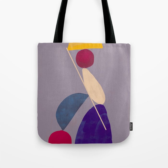 Modern Abstract Minimal Shapes 84 Tote Bag Gallery Image 1