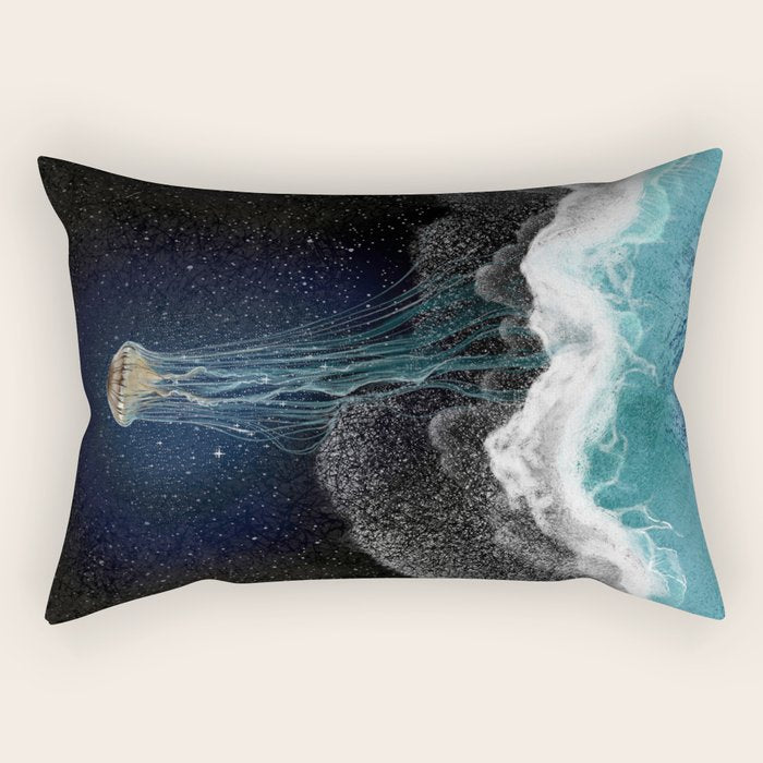 On the edge of the cosmos Rectangular Pillow Gallery Image 1