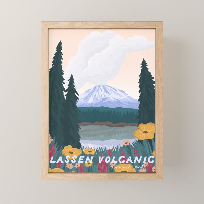 Lassen Volcanic National Park Mini Art Print Gallery Image 1