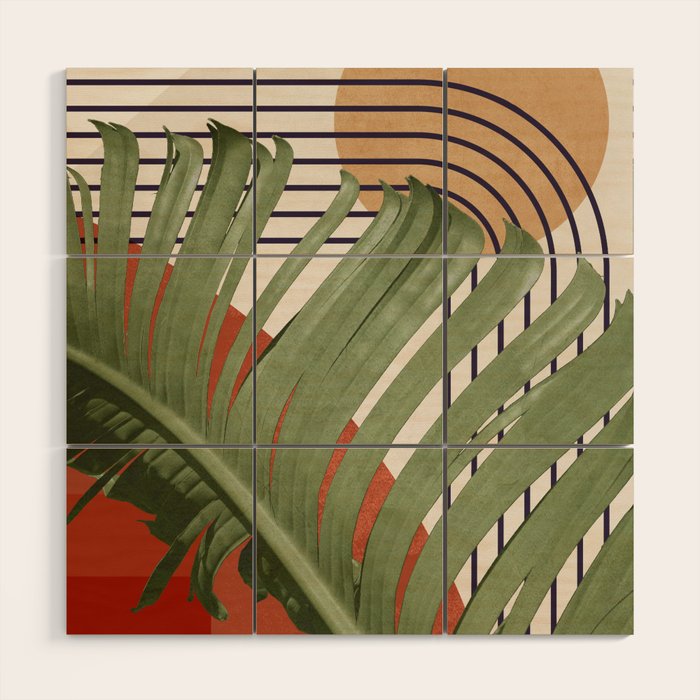 Nature Geometry 16 Wood Wall Art Gallery Image 1