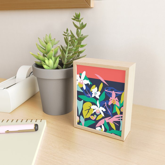 Orchid Jungle   Mini Art Print Gallery Image 2