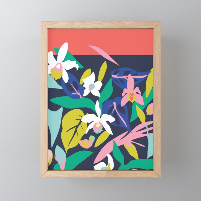 Orchid Jungle   Mini Art Print Gallery Image 1