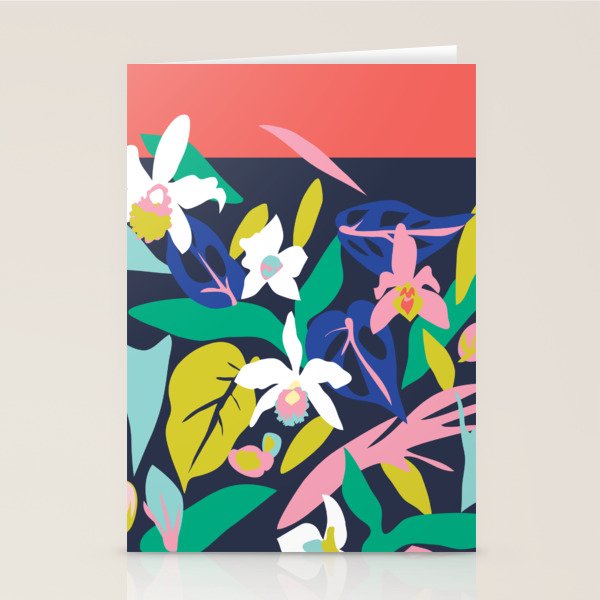 Orchid Jungle   Stationery Card Gallery Image 2