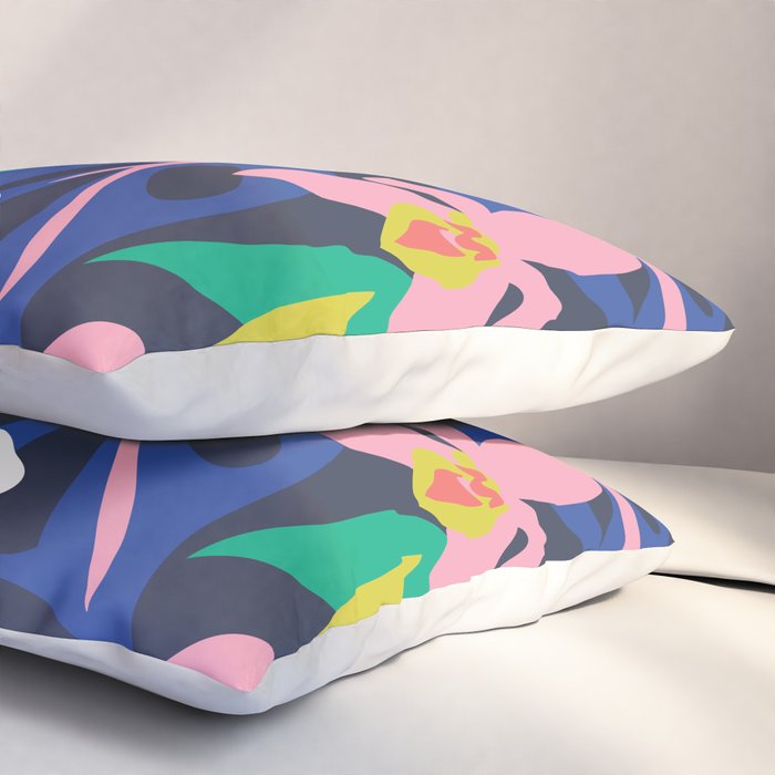Orchid Jungle   Pillow Sham Gallery Image 3
