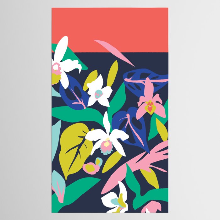 Orchid Jungle   Tablecloth Gallery Image 2