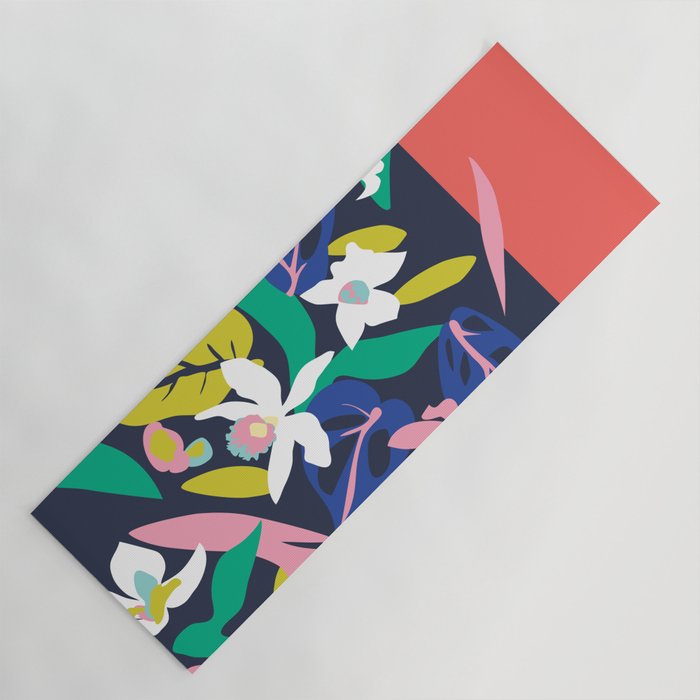 Orchid Jungle   Yoga Mat Gallery Image 1