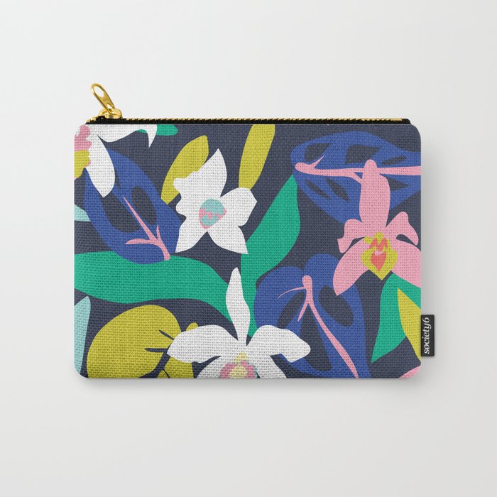 Orchid Jungle   Carry All Pouch Gallery Image 1