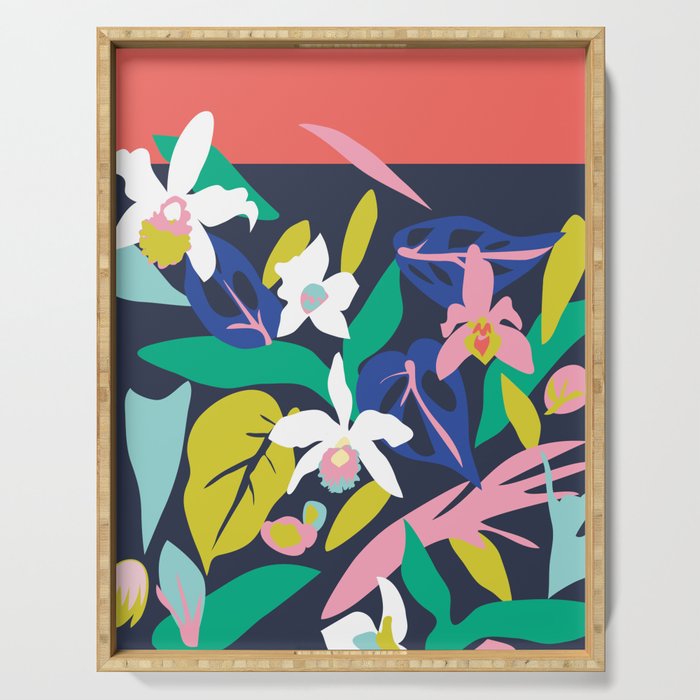 Orchid Jungle   Serving Tray Gallery Image 1