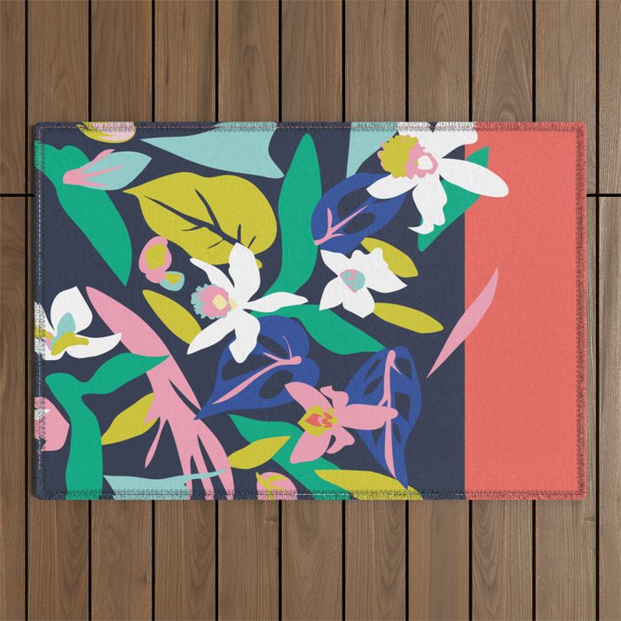 Orchid Jungle   Outdoor Rug Gallery Image 1