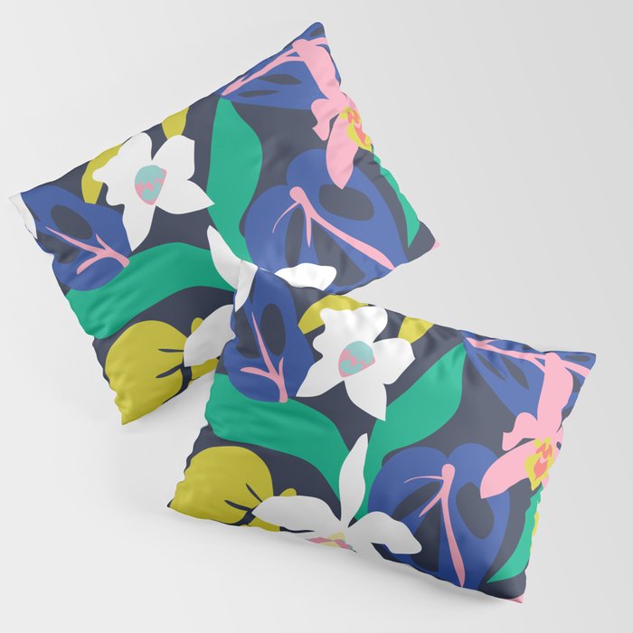 Orchid Jungle   Pillow Sham Gallery Image 3