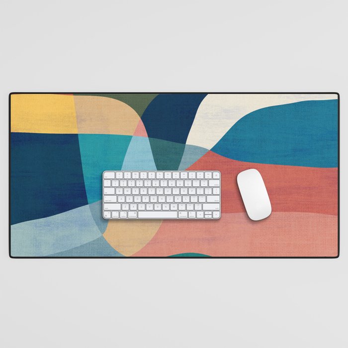 Waterfall and forest Desk Mat Gallery Image 1