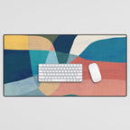 Waterfall and forest Desk Mat Gallery Image 1