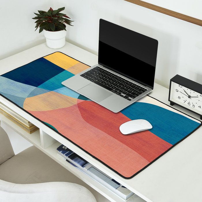 Waterfall and forest Desk Mat Gallery Image 2