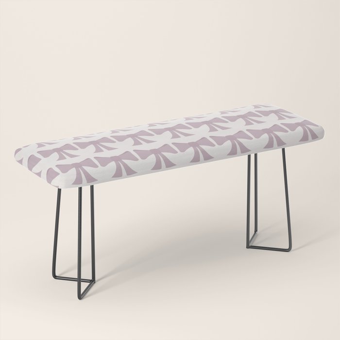 Vintage Bows IX Lavender Purple Bench Gallery Image 1