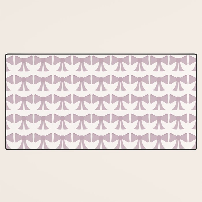 Vintage Bows IX Lavender Purple Desk Mat Gallery Image 3